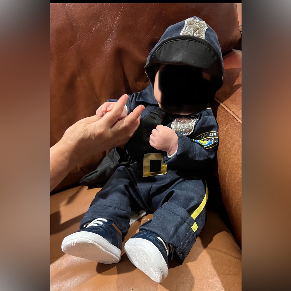 Cop Police Officer Infant Custome New